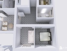 Detached house with sea view large terrace with garden 🛁 3 🛌 3