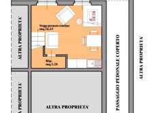 Two rooms flat renewed with garden and swimming pool