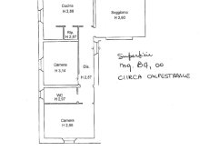 Apartment 107 sqm near the historic center !!