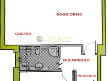 SANREMO large two-room apartment with balcony