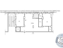 Renovated turnkey three-room apartment in Naples Center