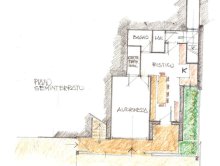 Newly built semi-detached house