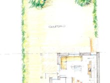 Newly built semi-detached house