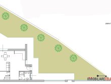 Newly built terraced house