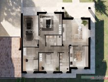 newly built villa on the ground floor