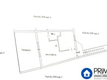 Apartment with independent entrance and terrace, Piediluco area