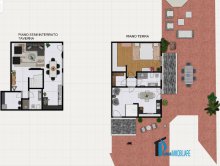 Apartment with tavern and private courtyard, Hospital area