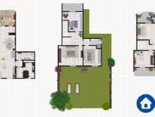 Terraced house with garden and garage, Borgo Rivo area