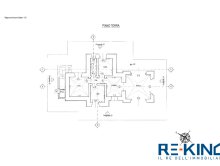 Villa with swimming pool under construction with sea view